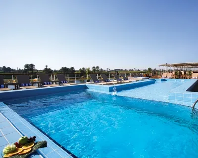 Pool on Movenpick Royal Lily Cruise | Egypt Nile Cruise Pool on Movenpick Royal Lily Cruise | Egypt Nile Cruise